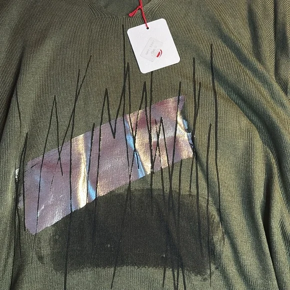 NWT Poncho Made in Italy Shirt - Picture 2 of 6